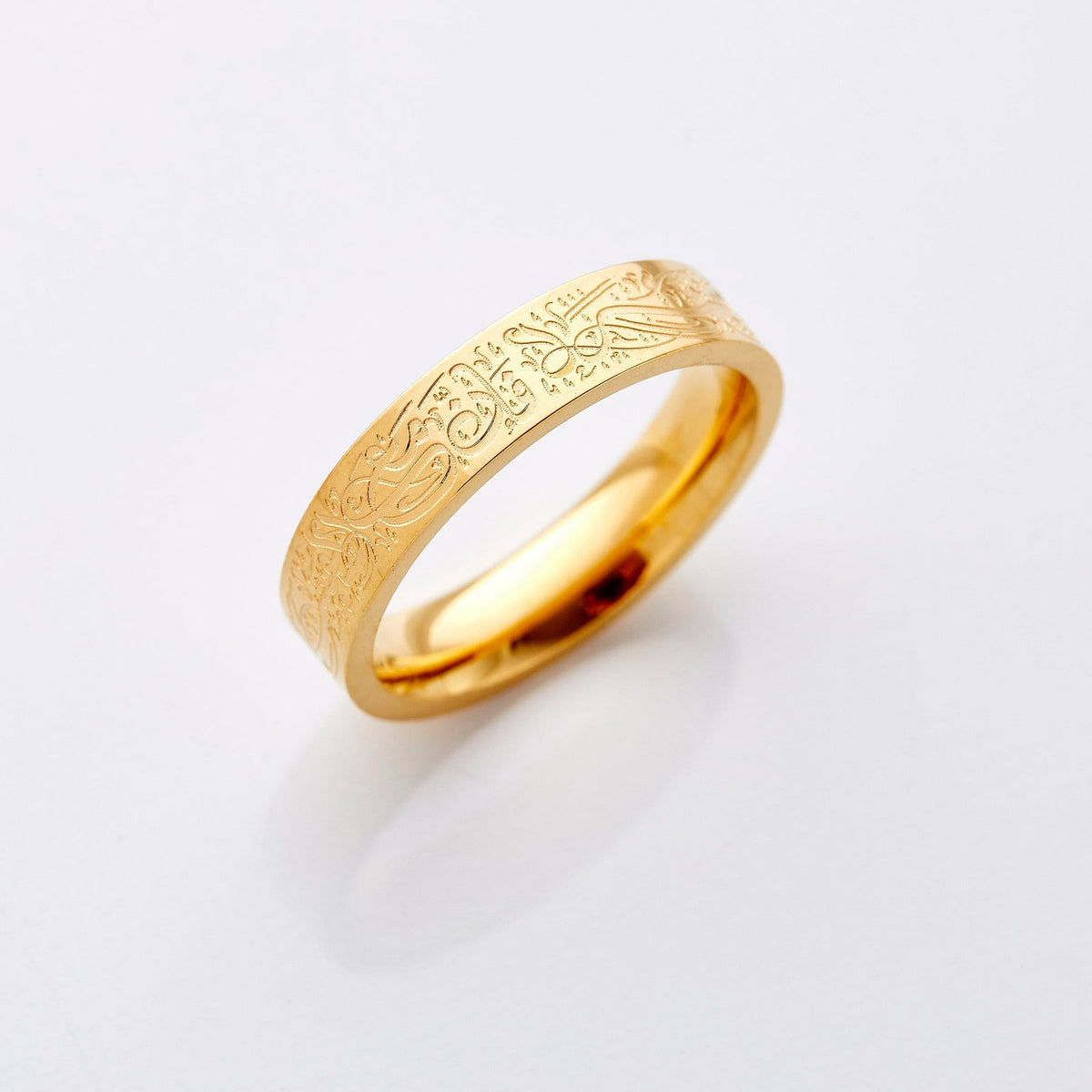 Bague femme adversité facilité - bague islamique acier inoxydable | Origfay