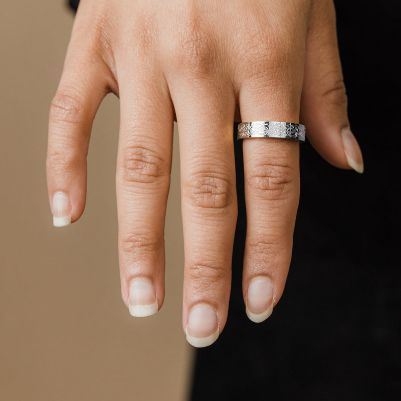 Bague "Avec l'adversité vient la facilité" | Femme