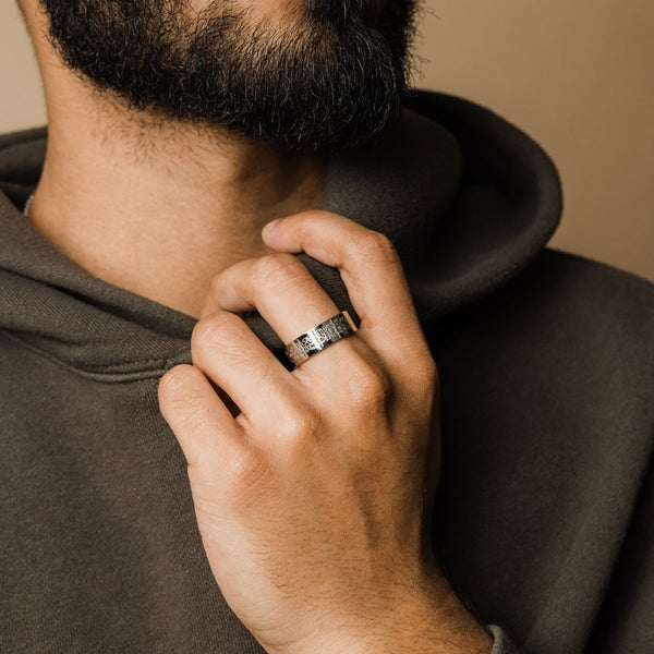 Bague "Avec l'adversité vient la facilité" | Homme