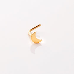 Crescent Stud Nose Ring