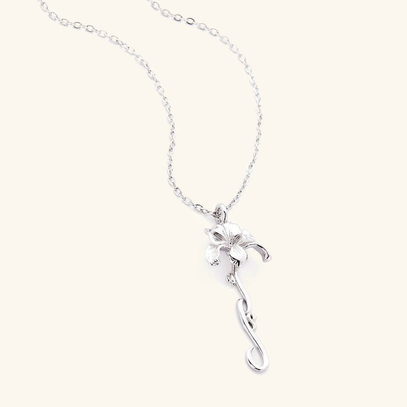 ‘Hope' Iris Necklace