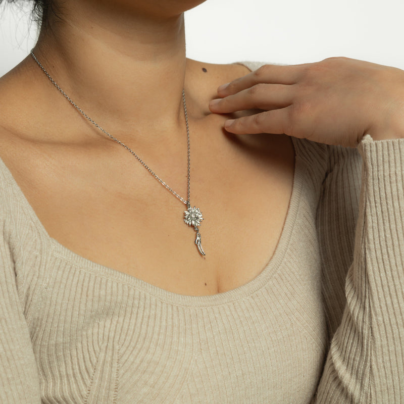 ‘Happiness' Sunflower Necklace