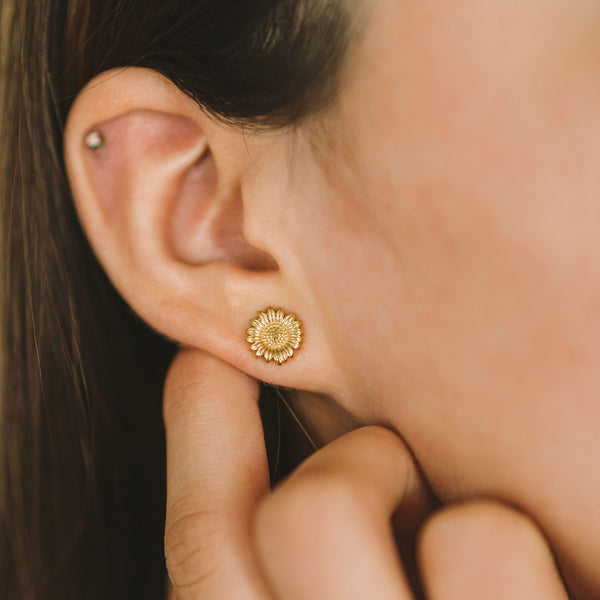 Sunflower Stud Earrings