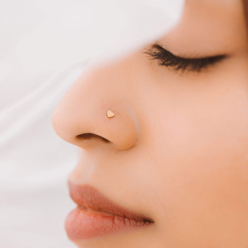 Heart Nose Stud