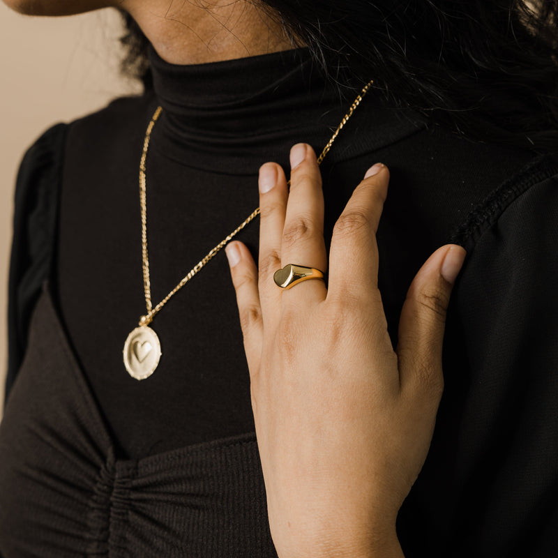 Heart Signet Ring