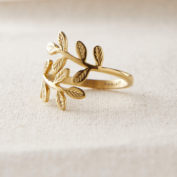 Palestine Olive Leaf Ring