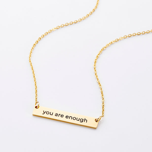 Custom Reminder Plate Necklace