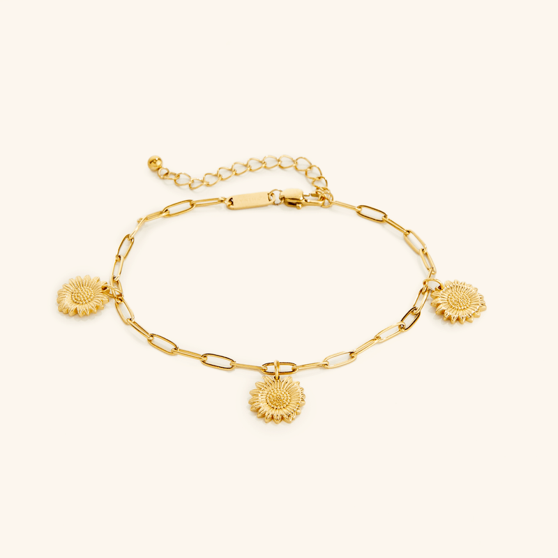 Sunflower Anklet