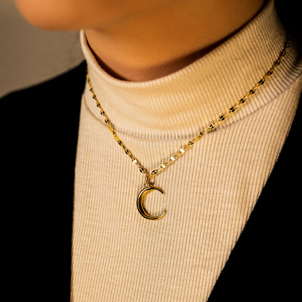 Premium Crescent Necklace | Women