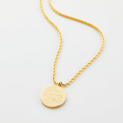 It's Written Token Necklace